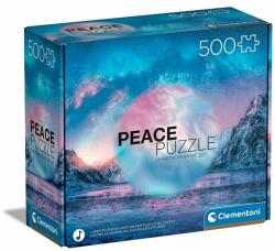 Clementoni Puzzle 500 piese Peace - Albastru deschis (OLP104935116)