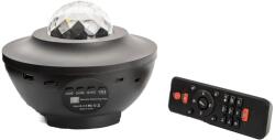 R2Invest Projektor, R2Invest, műanyag/fém, Bluetooth, fekete/RGB (Projektorgwiazd)