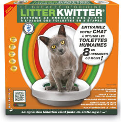  LitterKwitter Litter Kwitter készlet a macska WC-képzéshez macska ülőbetétekkel
