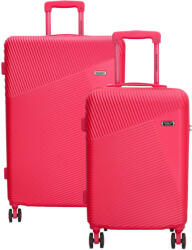 Dugros Marbella rózsaszín 4 kerekű kabinbőrönd és nagy bőrönd (marbella-S-L-rozsaszin)