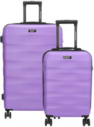 Dugros Malaga lila 4 kerekű kabinbőrönd és nagy bőrönd (malaga-S-L-lila)