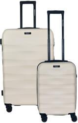 Dugros Malaga bézs 4 kerekű kabinbőrönd és nagy bőrönd (malaga-S-L-bezs)