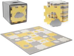 KinderKraft Covoras De Joaca Kinderkraft Luno Shapes, Puzzle 3d, Spuma, Yellow (kplush00yel0000) - orasuljucariilor