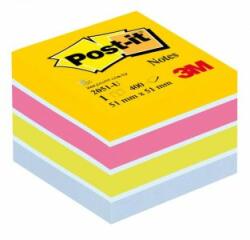Post-it cube pad 51x51 mini mix de culori