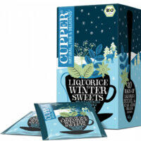 Cupper bio liquorice winter sweets téli édes ébredés tea xmas limited edition 40 g - menteskereso