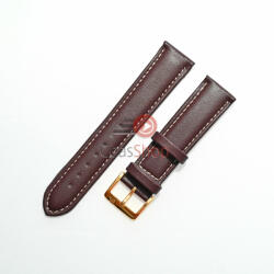  Curea Piero Magli maro cusătura albă model lin 20mm - 07611103