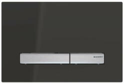 Geberit Sigma50 működtetőlap 2 mennyiséges öblítéshez, króm/fekete 115.788. DW. 2 (115.788.DW.2)
