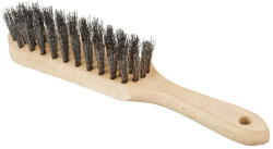  Drótkefe 5 soros magyar fa nyéllel (N20100)