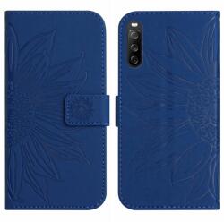 ART SUN FLOWER portofel cu curea Sony Xperia 10 IV 5G albastru
