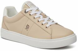 Tommy Hilfiger Sneakers Tommy Hilfiger Essential Elevated Court Sneaker FW0FW07685 White Clay AES