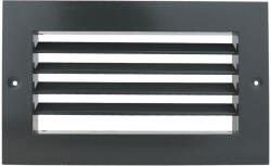 Dalap GMAS fém szellőzőrács szabályozható zsaluval 300x150 mm, szürke (1061)