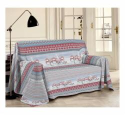 Mondo Italia Takaró a kanapén/Pléd a sarkkörön túli állatok piros