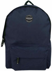 Dressa Két rekeszes sötétkék vászon hátizsák Dressa (klasszikus kék)