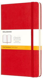Moleskine Notesz vonalas MOLESKINE QP060R "L" keményfedeles piros (7490134004) - papir-bolt