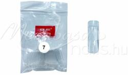 MoonbasaNails Műköröm tip 50db #014-7 Átlátszó