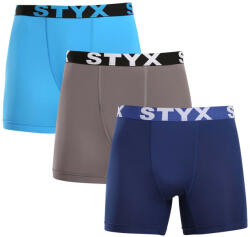 Styx 3PACK boxeri funcționali pentru bărbați Styx multicolori (3W96839) XXL (175281)