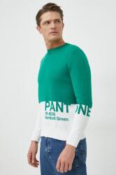 Benetton pulóver könnyű, férfi, zöld - zöld S