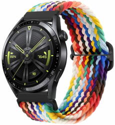 BStrap Elastic Nylon szíj Huawei Watch 3 / 3 Pro, rainbow