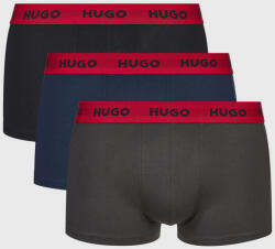 HUGO BOSS 3PACK Boxeri HUGO Triplet albastru-gri S