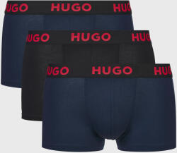 HUGO BOSS 3PACK Boxeri HUGO Triplet Nebula albastru-negru L