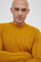 Sisley gyapjúkeverék pulóver férfi, - sárga XXL