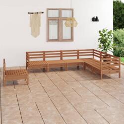vidaXL Set mobilier de grădină, 7 piese, maro miere, lemn masiv de pin (3083037) - comfy