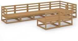 vidaXL Set mobilier de grădină, 8 piese, maro miere, lemn masiv de pin (3075617)