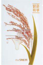 The Saem Mască nutritivă din țesătură - The Saem Natural Mask Sheet Rice 21 ml