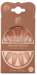 Sosu by SJ Set unghii false - Sosu by SJ Salon Nails In Seconds Pink Party 30 buc