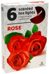 ADMIT Lumânări de ceai Trandafir, 6 buc. - Admit Scented Tea Light Rose
