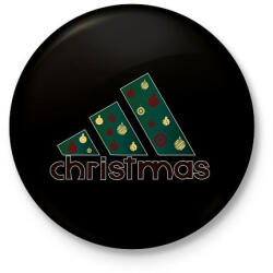 printfashion adidas christmas - Kitűző, hűtőmágnes - Fekete (15052983)