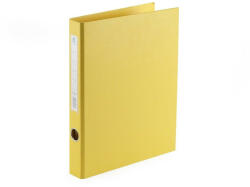 Bluering Gyűrűskönyv A4, 3, 5cm, 4 gyűrűs PP/PP Bluering® Prémium sárga - toptoner