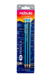 Nebulo Grafitceruza 2B, 3 db-os, Nebulo