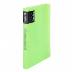 Karton Gyűrűskönyv A4, 2 gyűrűs 2cm gerinc PP, Karton P+P Opaline zöld