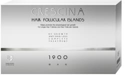 Crescina Follicular Islands 1900 Hajhullás elleni kezelés, 10+10 ampulla, Férfiaknak, hajritkulás közepes stádiumának kezelésére