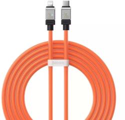 Baseus Cablu de Date USB-C la Lightning Fast Charging, 20W, 2m - Baseus CoolPlay Series (CAKW000107) - Orange (KF2315840)