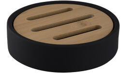 BISK Erga Plain, álló szappantartó, fekete matt-barna, ERG-06573 (ERG-06573)