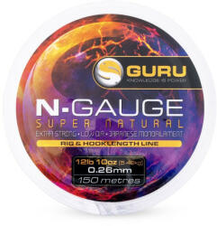 Guru N-Gauge Super Natural Monofil Zsinór Clear 0.16mm 5lb 10oz/2.31kg (GNSN16)