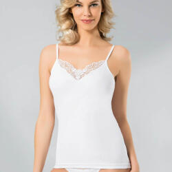 Namaldi Női vékony pántos TRIKÓ Fehér, 2XL 58640