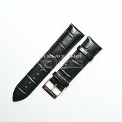 Piero Magli Curea Piero Magli neagră, mată model aligator QR 18mm - 08593001