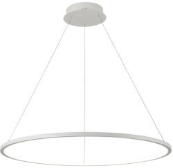 Italux Lustra moderna alba rotunda cu led Vinola d60 (PND-56135B-060RPC-WH-3KS4K-TRDIMM)