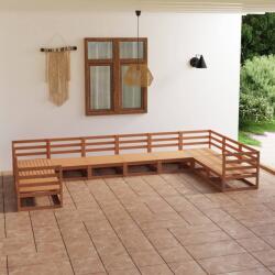 vidaXL Set mobilier de grădină, 10 piese, lemn masiv de pin (3076272)