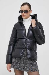 Save The Duck rövid kabát női, fekete, téli - fekete M - answear - 71 990 Ft