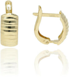 Gold earrings for ladies AU80127 - 14 karátos arany női fülbevaló Francia patentzárral (AU80127)