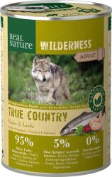 REAL NATURE Wilderness kutya konzerv adult csirke&lazac 6x400g