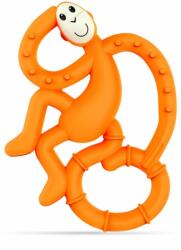 Matchstick Monkey Mini Monkey Teether jucărie pentru dentiție cu aditiv antimicrobian Orange 1 buc