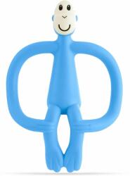 Matchstick Monkey Teething Toy and Gel Applicator jucărie pentru dentiție perie 2 in 1 Light Blue 1 buc