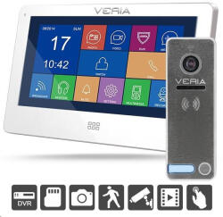 Veria SET videotelefon 7077B fehér bemeneti állomás 230 (S-7077B-230)