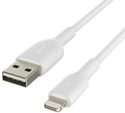 Belkin Cablu Date/Incarcare Belkin Lightning USB-A 0.15m Alb (745883788637)