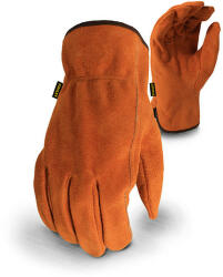 STANLEY Hasított marhabőr munkavédelmi kesztyű, megerősített ujjhegyek, 10-es méret, STANLEY